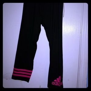 Adidas girls crop activewear pant size 12/14